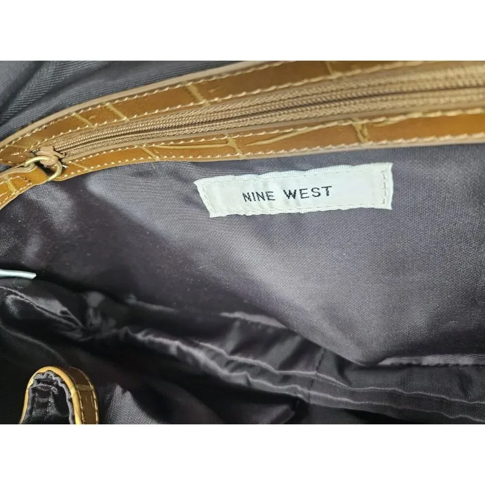 Vintage Maximalist Nine West PU Leather Patchwork Bag - Picture 7 of 10